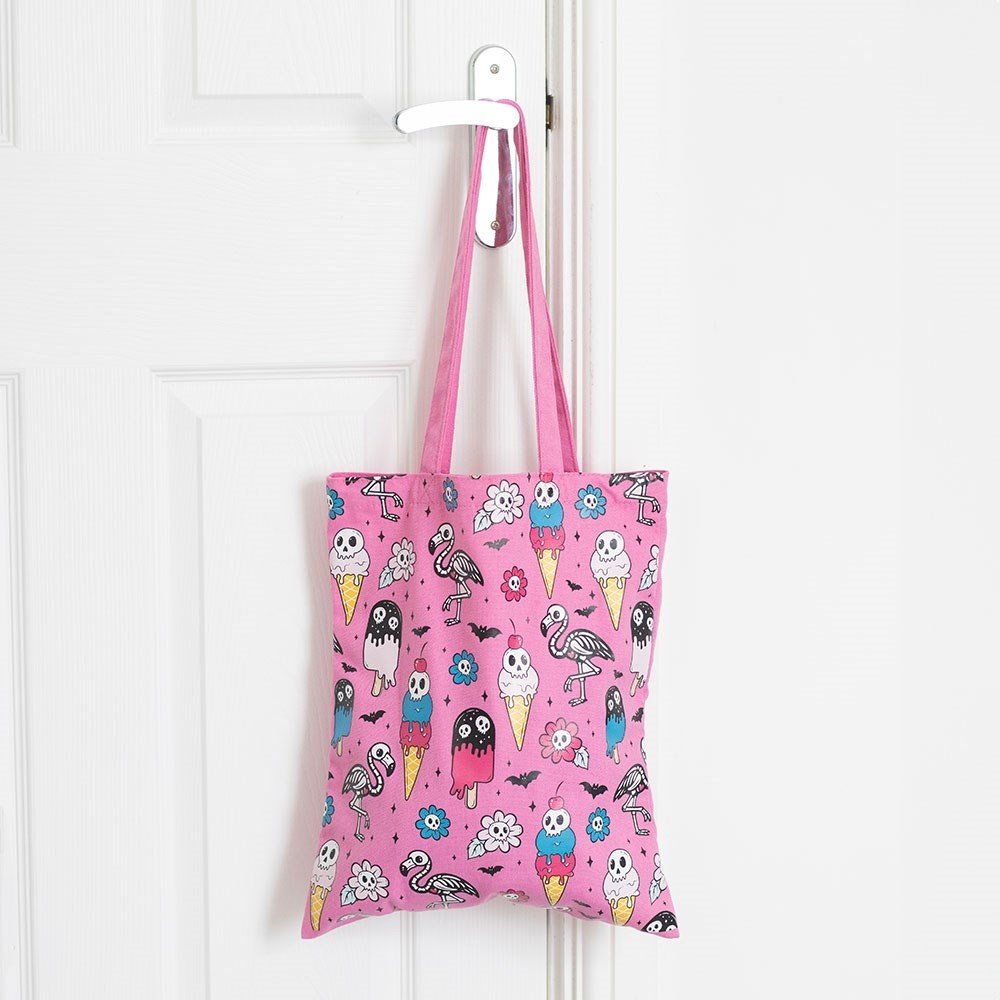 Something Different - Dead Hot Days Print Tote bag - Roze/Multicolours